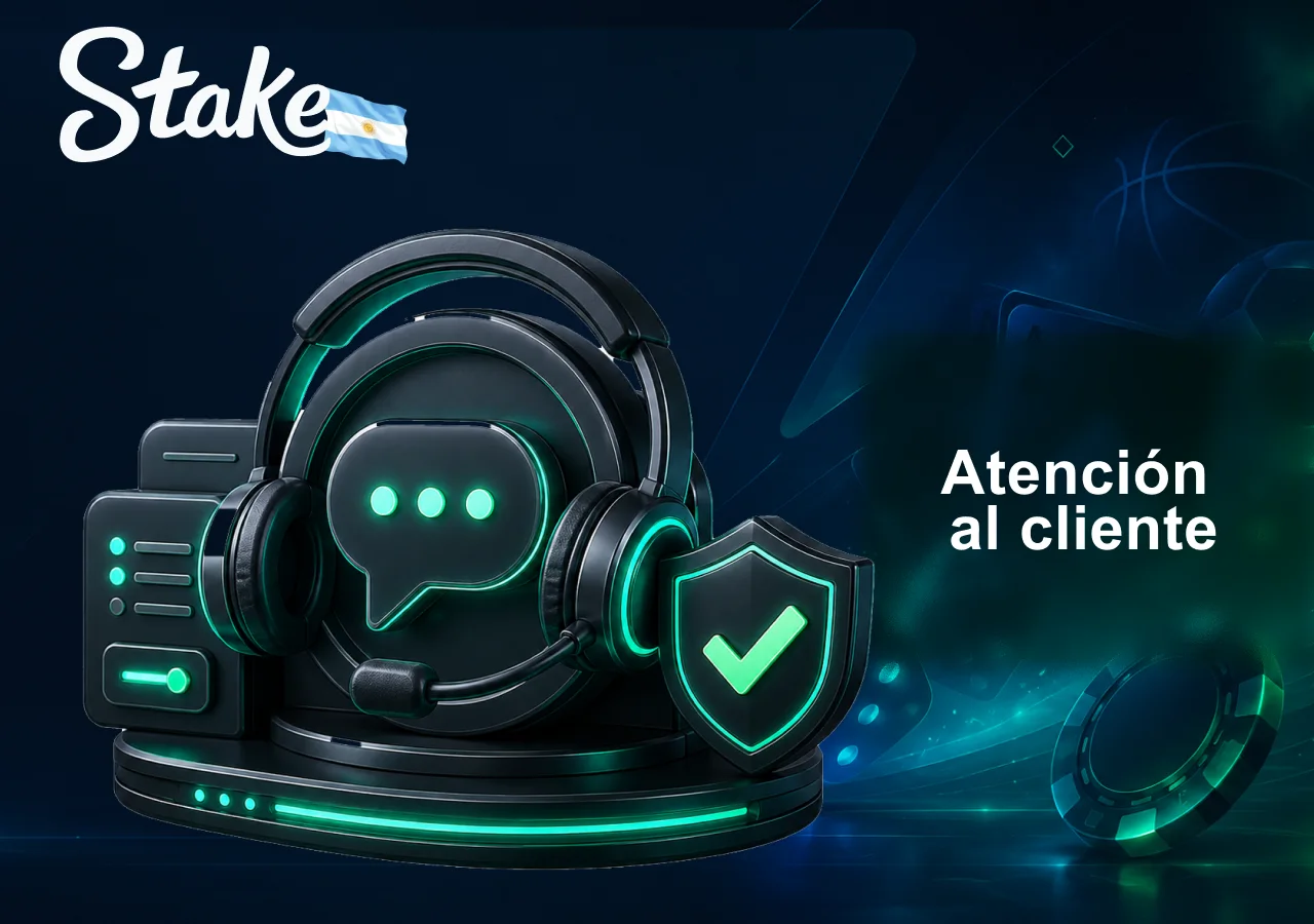 Atención al cliente en Stake con soporte online y ayuda segura disponible las 24 horas